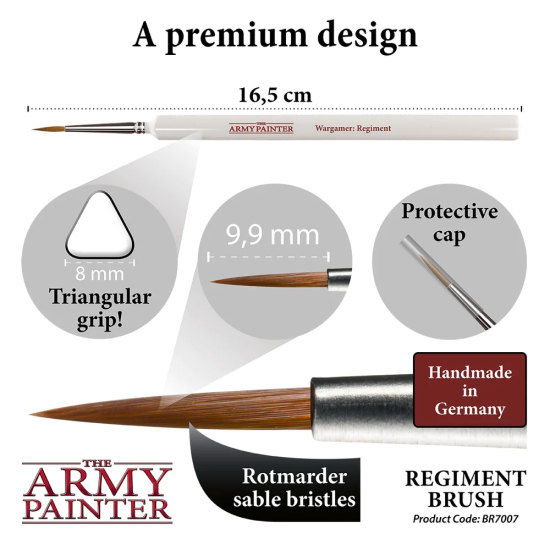 Pędzel Army Painter – Wargamer Brush Regiment , BR7007